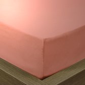 Hoeslaken Katoen Roze 90x220 + 30cm