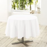Tafellaken-Tafelzeil - textiel Essentiel wit rond 180 cm