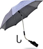 Parasol landau, parasol universel 74cm de diamètre, traité anti-UV pour une protection UV, classé UV 50+. Les os du parapluie et le support peuvent être pivotés à 360 degrés