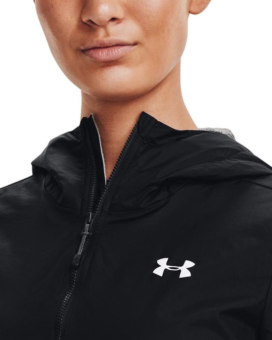 Under Armour Women's Black / Grey ColdGear Infrared Shield 2.0 Hooded Jacket