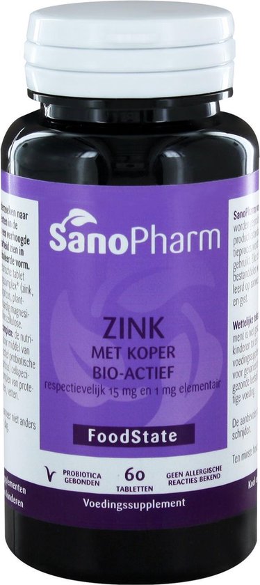 Sanopharm Zink Koper 15/1 Mg - Sanopharm