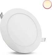 2x Dimbare LED Inbouw Downlight - 18W - Ø225mm - 3000K Warm witlicht - Extra dun 23mm - Bespaart 80% Energie