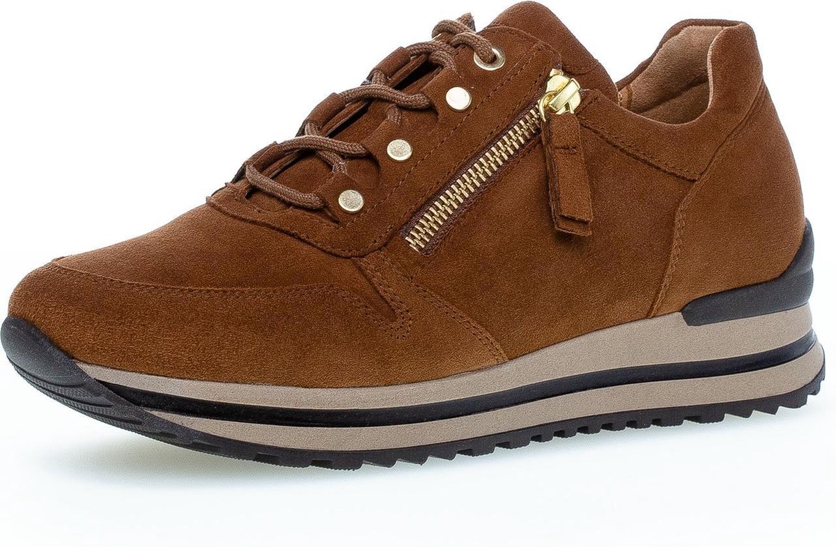 Sneakers dames cognac kleur sale