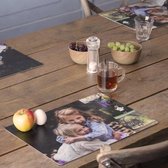 Set 4 placemats A3 van kunststof met eigen foto's | uniek cadeau