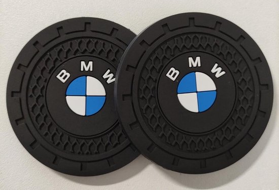 BMW Antislip Onderzetter - Siliconen - 72 mm - Set van 2 Onderzetters -  Auto Accessoires | bol.com