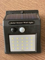 Solar 20 LED wandlamp voor buiten met bewegingssensor