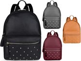 Nicole Brown dames rugzak 29 x 23 cm , ecoleer , mosterd kleur