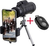 Universele Smartphone Zoomlens 50x vergrotend | Incl. Bluetooth Shutter & Tripod Set