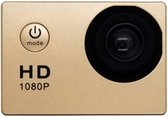 Extreme sportcamera / waterdichte (30m) HD-camera 1080 - Goud