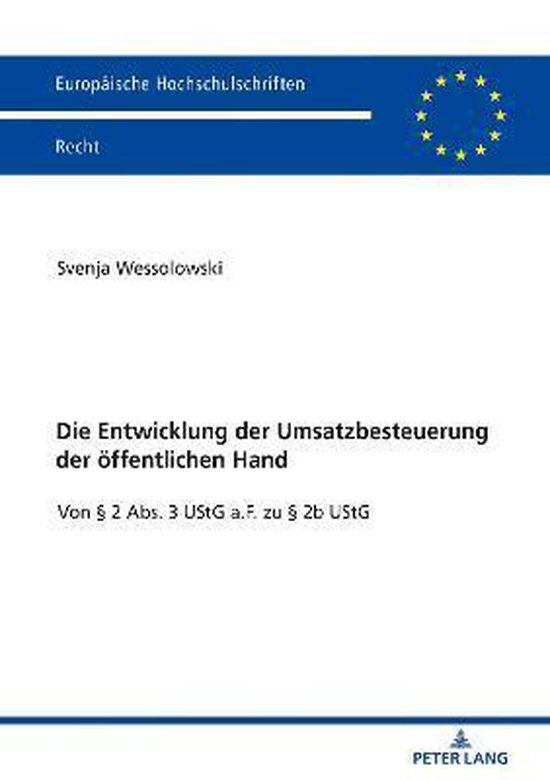 Europaeische Hochschulschriften Recht-Die Entwicklung Der Um ... - cover