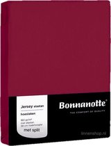 Bonnanotte Hoeslaken Split(topper) Jersey Elastan Amarant 180/200x200/220