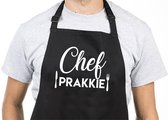 Schort Chef Prakkie Zwart