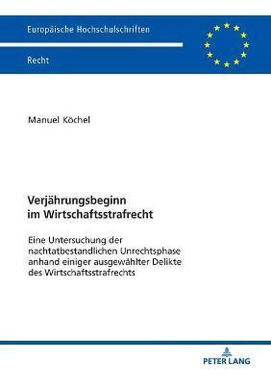 Europaeische Hochschulschriften Recht- Verjaehrungsbeginn im ... - cover