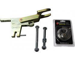 DoubleLock A60 Fixed Lock - onderbouw koppelingsslot voor ongeremde koppelingen - 2x verticaal M12