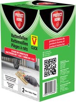 Protect Home Piège à rats en plastique - Antiparasitaire - 2 pièces