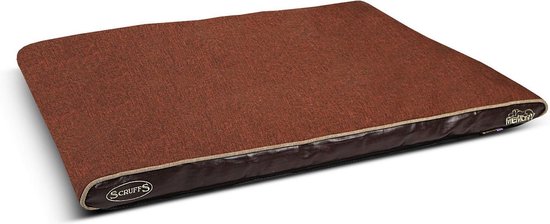 Scruffs Hilton Memory Foam Hondenkussen - M - Chocolade Bruin