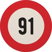 Bierviltjes 91 jaar | Bierviltjes 20 stuks | Bierviltjes verjaardag| Bierviltjes gefeliciteerd