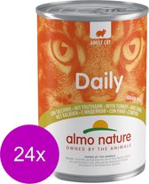 Almo Nature Can Adult Cat Daily Menu 400 g - Nourriture pour chats - 24 x Dinde