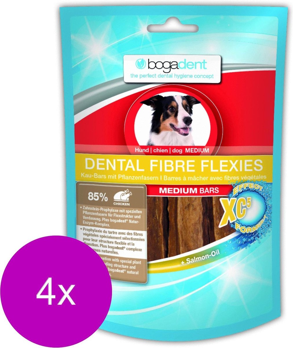Bogadent Dental Fibre Flexies Medium - Gebitsverzorging - 4 x 70 g
