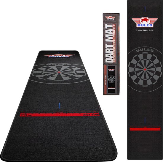 Bull's Carpet Dartmat 300x65 cm zwart met zwarte stik van Bull's — afbeelding 4