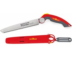 WOLF-Garten handzaag POWER CUT SAW 275  - lengte mes 27.5 cm - Japanse vertanding - vervangbaar zaagblad - beschermkoker met riemclip - ergonomische handgreep