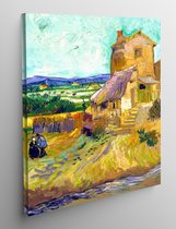 Canvas De oude molen - Vincent van Gogh - 50x70cm