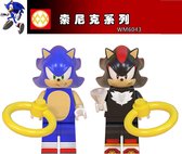 Sonic figuren - Sonic en Tails poppetjes voor Lego