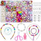 DIY kralen voor sieraden armband kettingen String Making Kit, vriendschap armbanden Art Craft Kit voor meisjes Kids, 24 kleuren