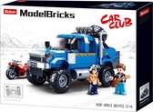 Sluban Model Bricks - Blauwe pick up