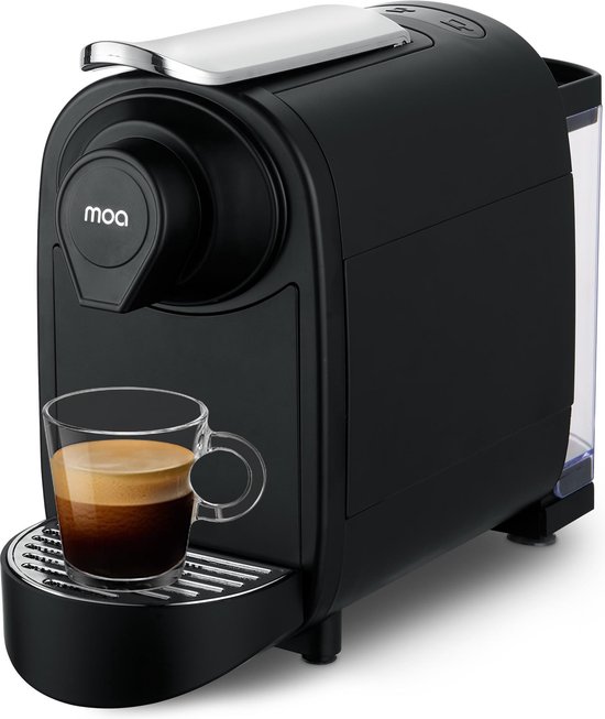 MOA Koffiemachine - Koffiecupmachine - Koffieapparaat voor cups - Espressomachine - Nespresso koffiemachine - ristretto, espresso & lungo - Zwart - CM01B