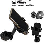 Streetiz Telefoonhouder auto met zuignap - raam/dashboard - Gsm houder auto - Auto telefoonhouder - Support voiture smartphone