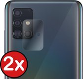 Screenprotector Geschikt voor Samsung A51 Camera Lens Screenprotector Glas - Screenprotector Geschikt voor Samsung Galaxy A51 Screenprotector Camera Protector Gehard Glas - 2 PACK