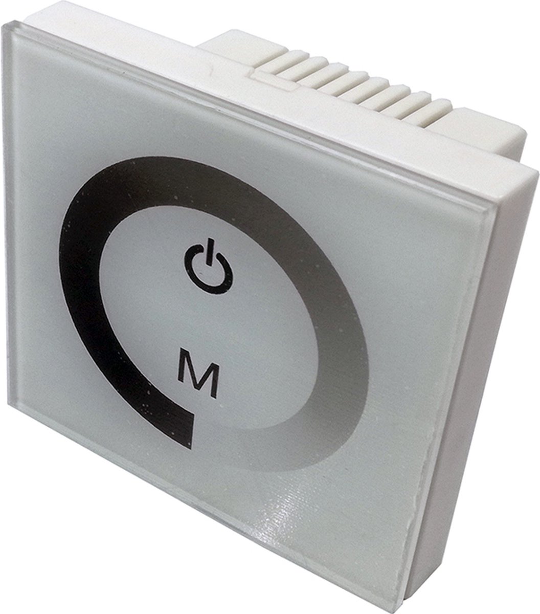 LED Dimmer Tactiel 12V/24V - Kunststof - Wit - Wit - SILUMEN