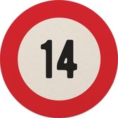 Bierviltjes 14 jaar | Bierviltjes 20 stuks | Bierviltjes verjaardag| Bierviltjes gefeliciteerd