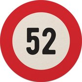 Bierviltjes 52 jaar | Bierviltjes 20 stuks | Bierviltjes verjaardag| Bierviltjes gefeliciteerd