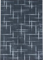 Modern laagpolig vloerkleed Costa - grijs 3521 - 140x200 cm