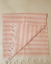 Zalm Roze Turkse Hamam Pestemal, % 100 Katoen, Bad, Spa, Gym, Yoga, Strand Handdoek, {Afmetingen 80-100 cm}