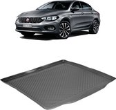 Kofferbakmat - kofferbakschaal op maat voor Fiat Tipo Sedan - hoogwaardig kunststof - waterbestendig - gemakkelijk te reinigen en afspoelbaar