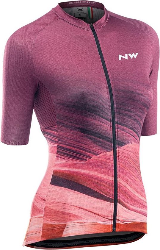 Northwave Earth Woman Jersey SS Plum