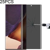 Voor Samsung Galaxy Note20 Ultra 25 PCS 0.3mm 9H Oppervlaktehardheid 3D Gebogen Oppervlak Privacy Glasfilm