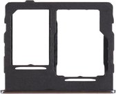 SIM-kaarthouder + SIM-kaarthouder / Micro SD-kaarthouder voor Samsung Galaxy A32 5G SM-A326B (zwart)