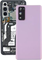 Batterij-achterklep met cameralensafdekking voor Samsung Galaxy S20 FE (paars)