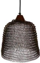 Hanglamp van spiraal ijzerdraad L roest 32 cm 102002034