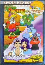 Kinder DVD Box Pinokkio / Aladdin en de wonderlamp incl. Bonus CD