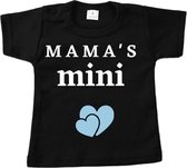 T shirt met tekst: Mama's mini
