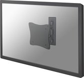 NewStar - Kantelbare en draaibare muurbeugel - Geschikt voor tv's van 10 t/m 24 inch - Zwart