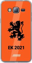 Samsung Galaxy J3 (2016) Hoesje Transparant TPU Case - Nederlands Elftal - EK 2021 #ffffff