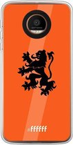 Motorola Moto Z Force Hoesje Transparant TPU Case - Nederlands Elftal #ffffff