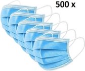10x Mondmasker 50 stuks blauw , niet-medisch