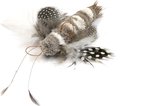 Tabby Tijger Parelvlinder - Kattenspeelgoed - Vlinder - Veertjes